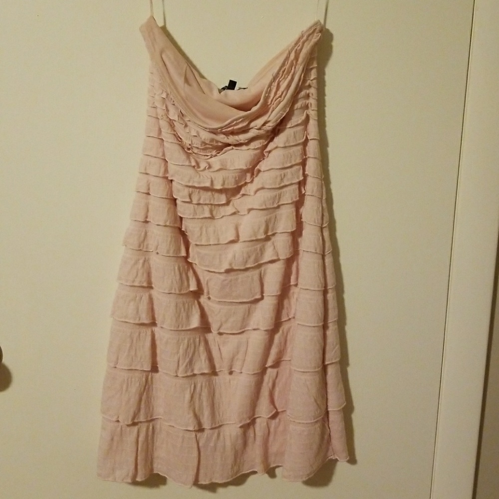 Express ruffle dress xs
